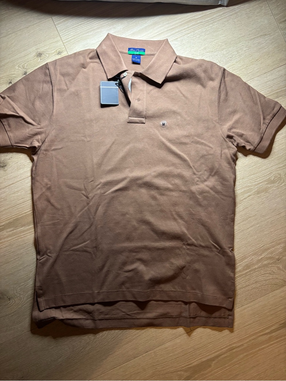 Alan Flusser Men’s Brown Polo Shirt